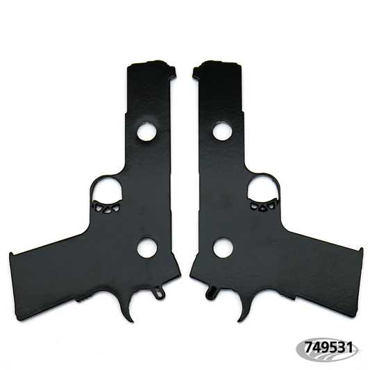 Ruger 2" Tankrisers black For Harley-Davidson