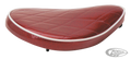 Solo seat small uni mount Red metalflake For Harley-Davidson