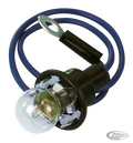 GZP Speedo light socket w/bulb #71151-70 For Harley-Davidson