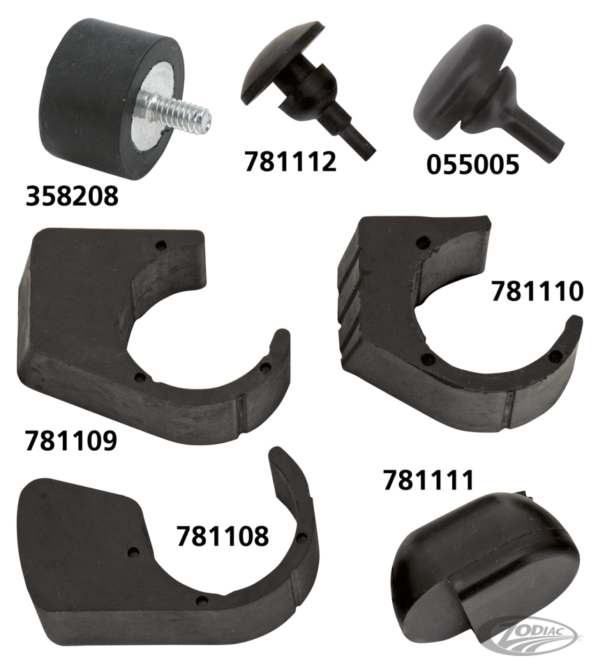 GZP bumper rubber #11451, 11469 For Harley-Davidson