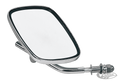 GZP Chrome short stem mirror FX/FL, e For Harley-Davidson