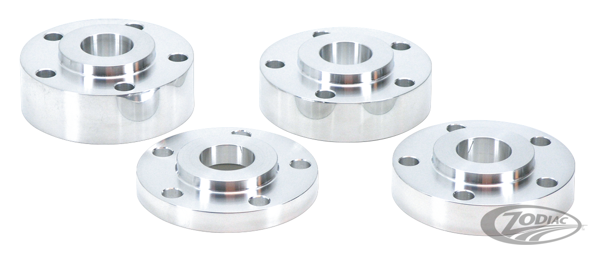 GZP Pol. 1/2" hub spacer 00-up, 7/16" ho For Harley-Davidson