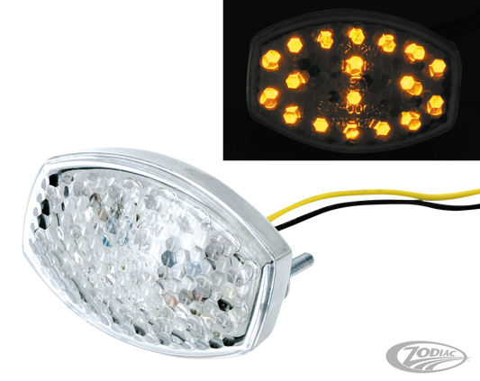 GZP Universal marker light E-appr amber For Harley-Davidson