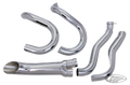 Chrome open 2:1 exhaust BT70-84 For Harley-Davidson
