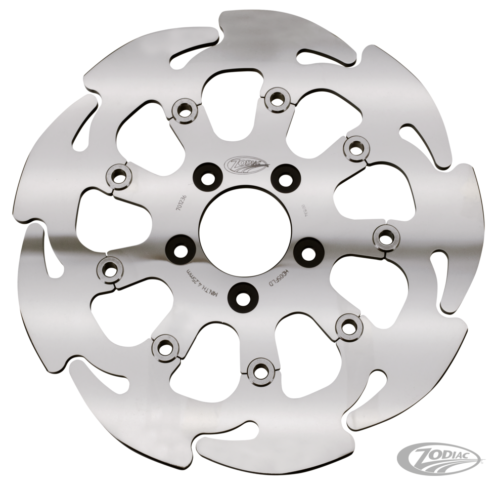 Wave Disc L/H Floating 2000 UP CNTR BORE For Harley-Davidson
