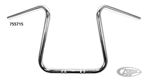 1" Handlebars Organic CHR dimpled For Harley-Davidson