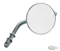 GZP Mirror round 3" with stem For Harley-Davidson
