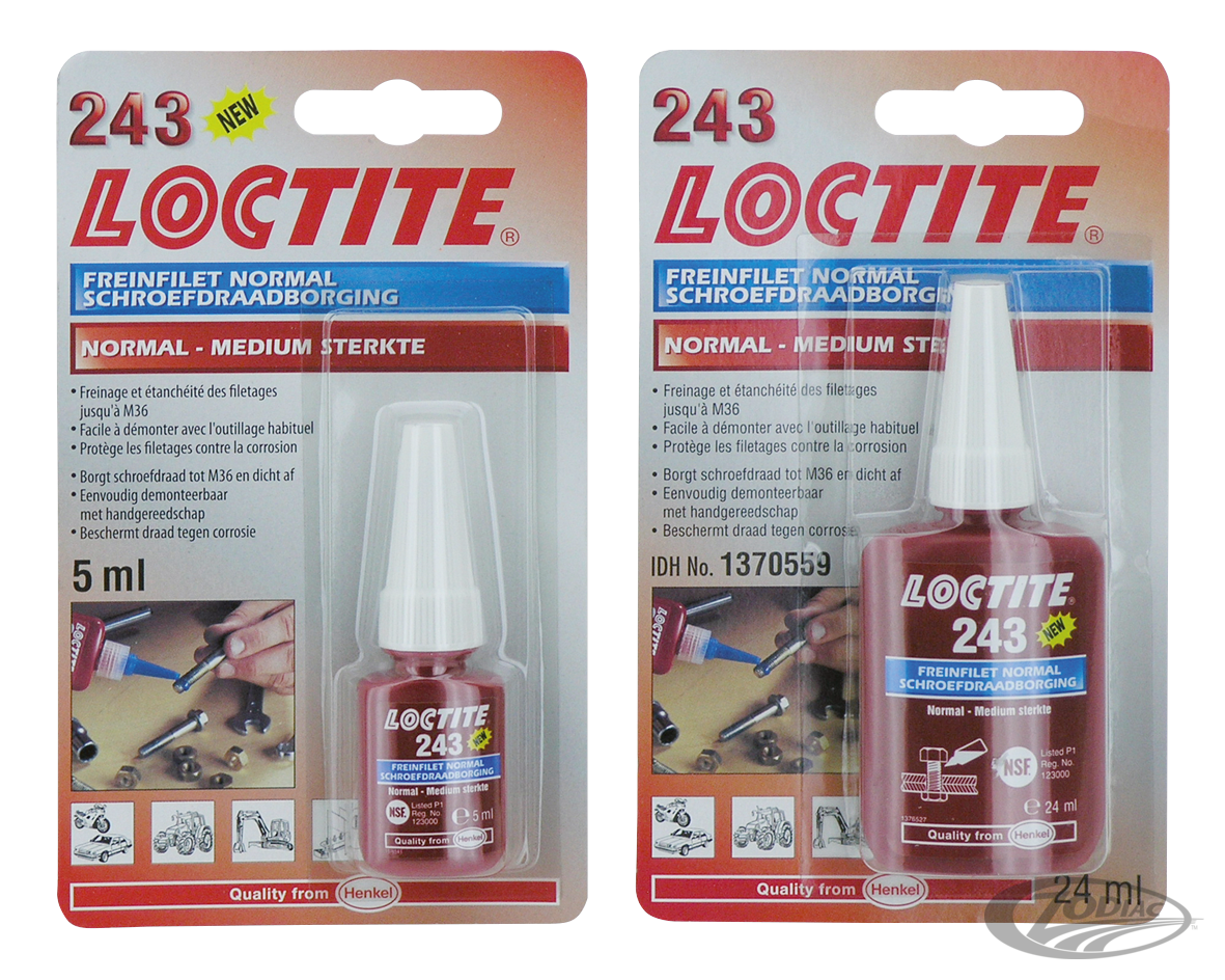 Loctite threadlocker 243 medium 5ml For Harley-Davidson