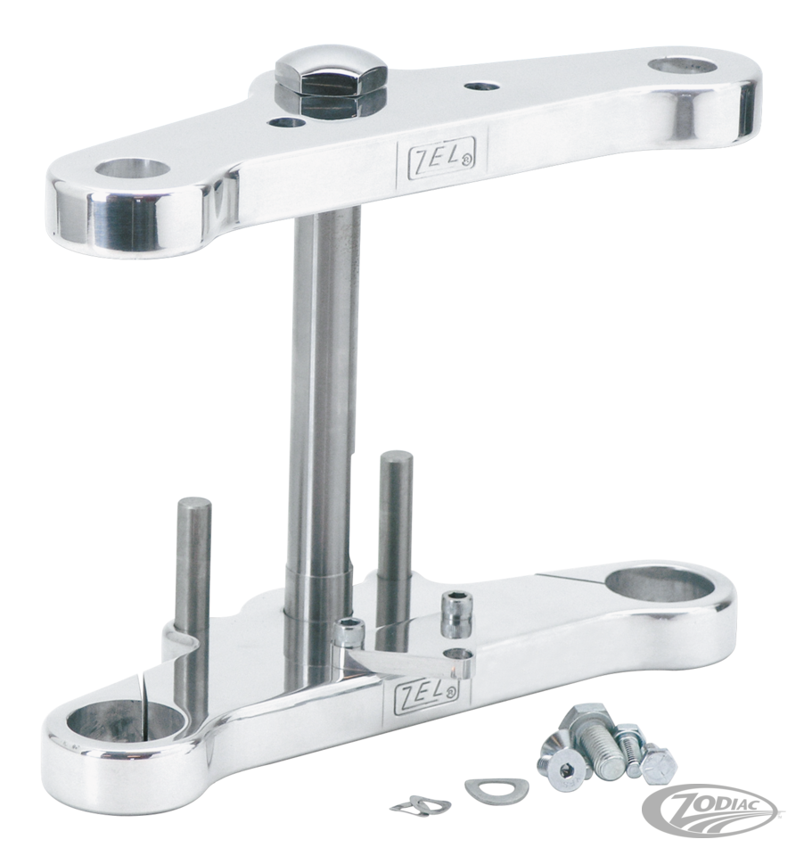 DeLuxe Alu triple tree set FL mod. For Harley-Davidson