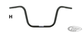 Apehanger "Low" H=270mm 82-up For Harley-Davidson