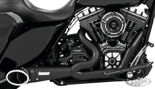 Freedom 2in1 turnout FLH/T95-16 Blk/Blk For Harley-Davidson