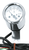 GZP 48mm Voltage Gauge ss polished housi For Harley-Davidson