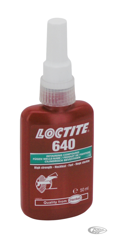 Loctite Slow curing retainer 640 50ml For Harley-Davidson