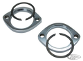 GZP Exhaust flanges with C-clips 84-up For Harley-Davidson