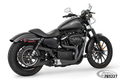 US OUTLAW LOW 2-1 COMBO BLK XL04-UP For Harley-Davidson