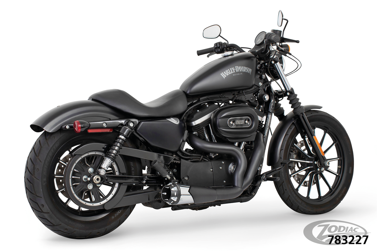 US OUTLAW LOW 2-1 COMBO BLK XL04-UP For Harley-Davidson
