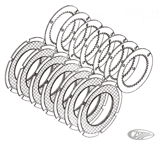 Replacement Clutch Pack for 701151 For Harley-Davidson