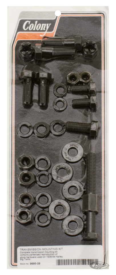 Transmission mounting kit BT36-64 Chrome For Harley-Davidson