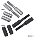 Black mirror extension kit #91907-87 For Harley-Davidson