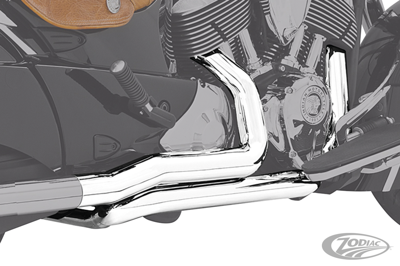 Freedom True Dual header Chr Vintage/Cla For Harley-Davidson