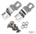 U-Clamps oil tank mount chrome BT36-57 For Harley-Davidson