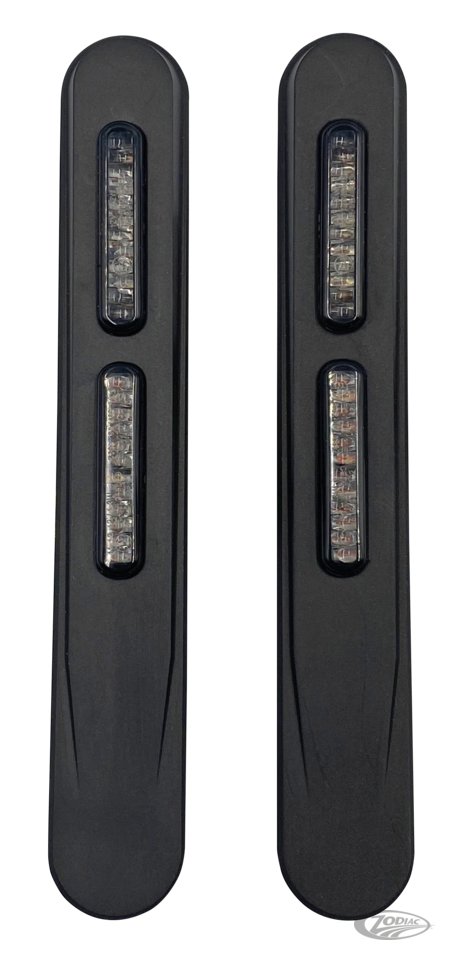 Blk E-marked LED flush mounted taillight For Harley-Davidson