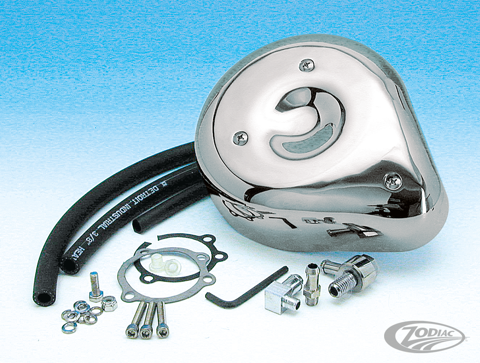 GZP Chrome Air cleaner kit Buell For Harley-Davidson