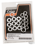 Trans side cover nut kit BT36-84 Chrome For Harley-Davidson