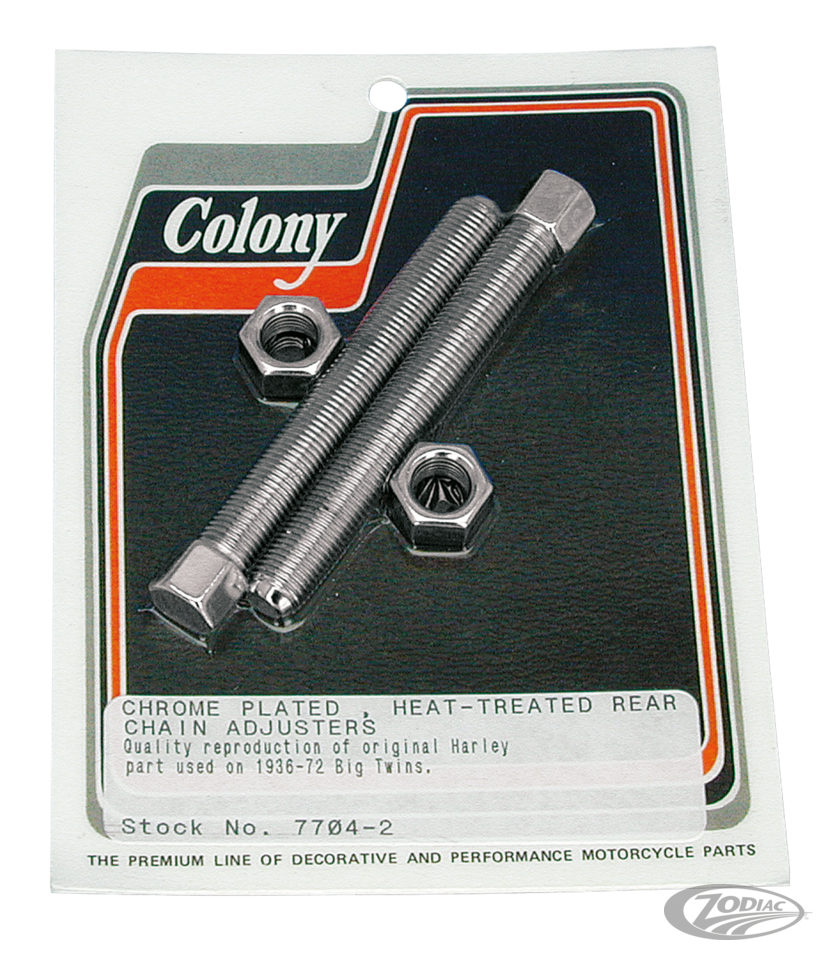 Rear Chain adjuster Big Twin 1936-72 set For Harley-Davidson