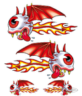 DEVIL EYES 6"X8" For Harley-Davidson