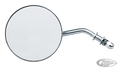 GZP Short-stem late style 4" rnd mirror For Harley-Davidson