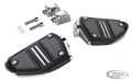 Twin Rail passenger footpegs ST18-up Chr For Harley-Davidson