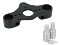 Triple clamp Black inline for Springer For Harley-Davidson