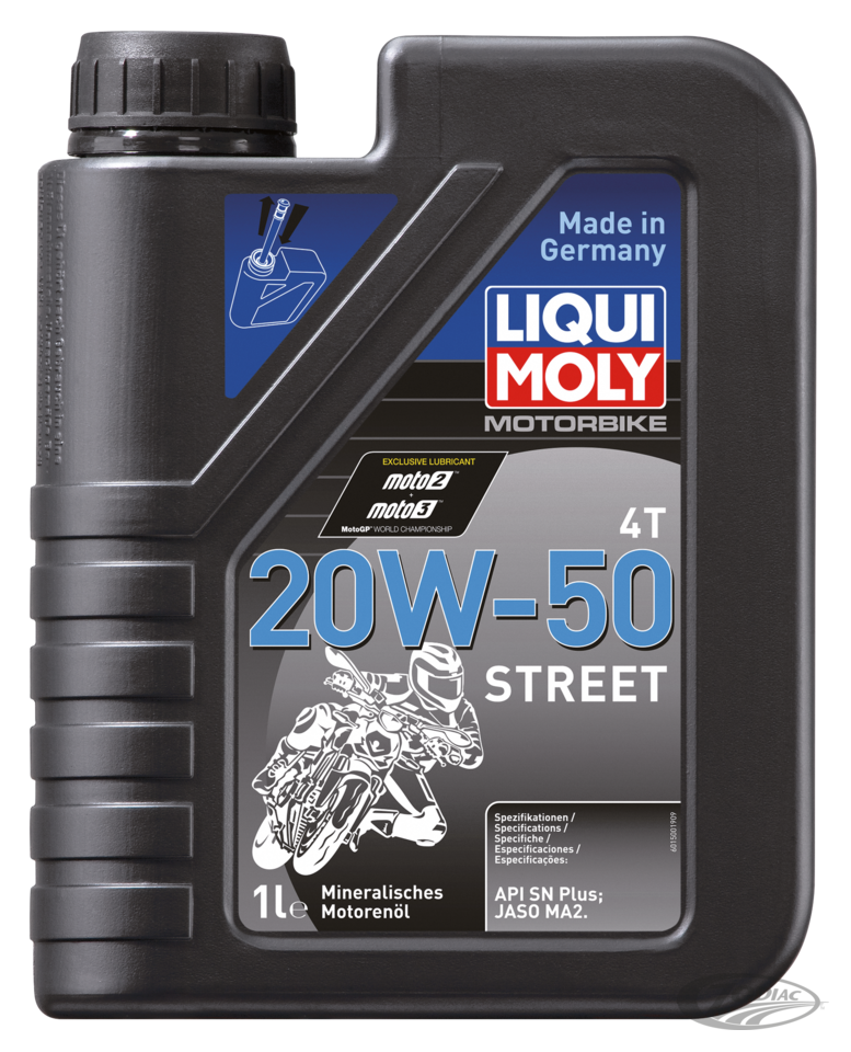 1l Motorbike Oil 4T 20W-50 Street For Harley-Davidson