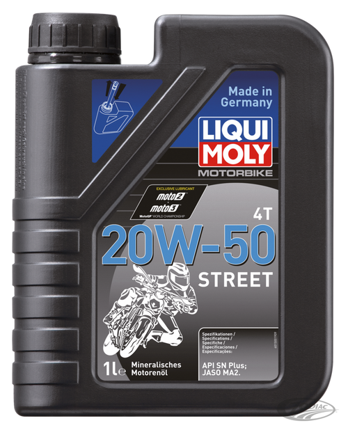 1l Motorbike Oil 4T 20W-50 Street For Harley-Davidson