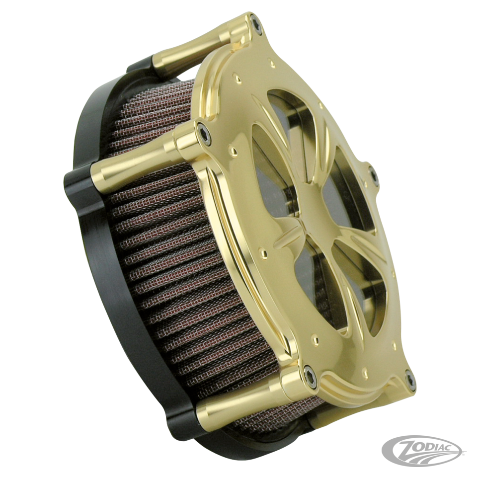 GZP Bronzed Panorama Aircleaner w/clear For Harley-Davidson