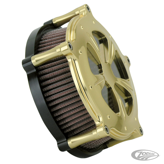 GZP Bronzed Panorama Aircleaner w/clear For Harley-Davidson