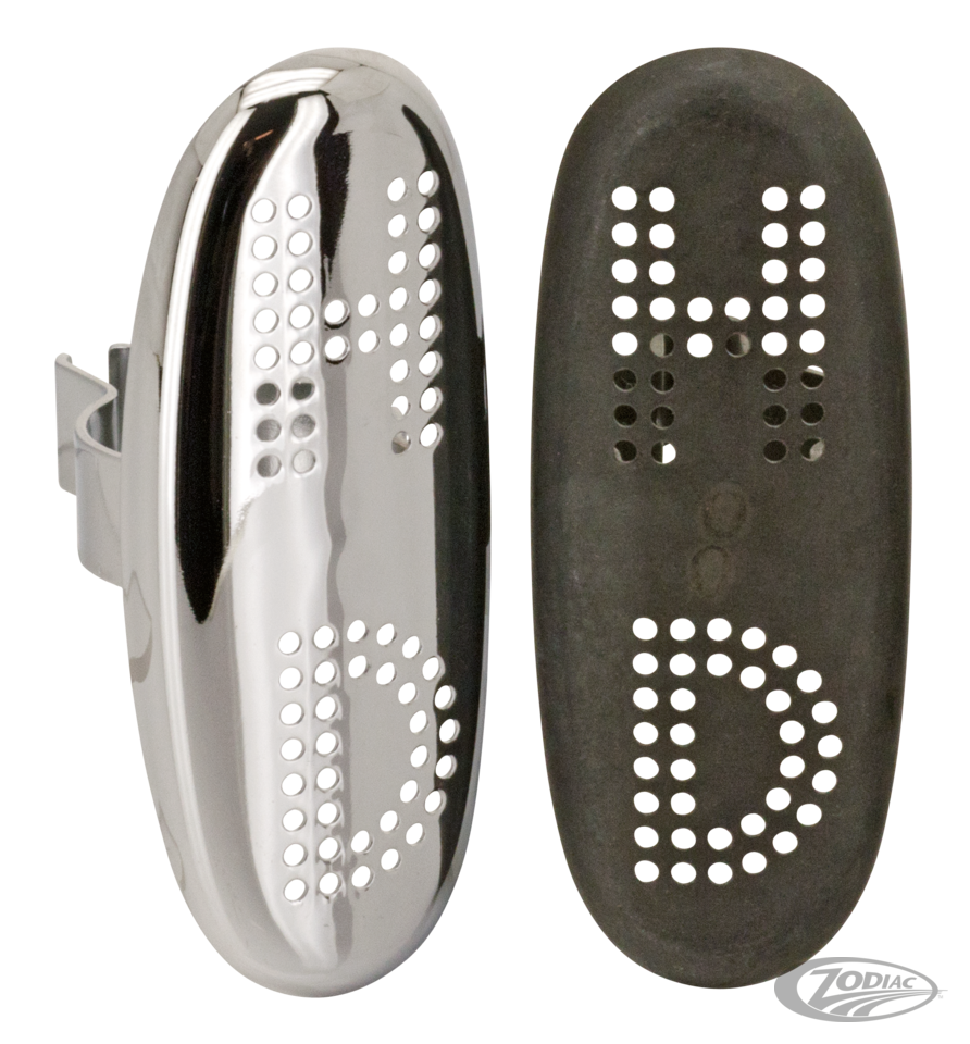 H-D Boot guard, heatshield chrome For Harley-Davidson