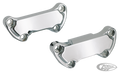 GZP Scalloped handlebar clamp with sk For Harley-Davidson