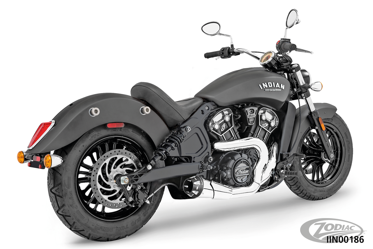 US OUTLAW LOW 2-1 CH/SCLPTD SCOUT14-UP For Harley-Davidson