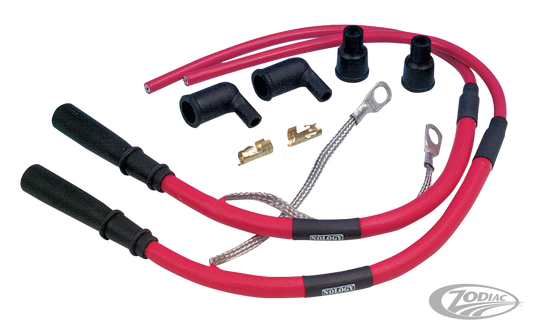 Hot-Wires 2xstraight XL79-03 conv. red For Harley-Davidson