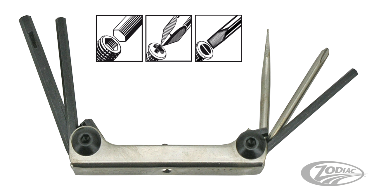 Eklind Fold up Biker Tool For Harley-Davidson