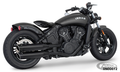 Freedom Liberty mufflrs blk/blk Scout14 For Harley-Davidson