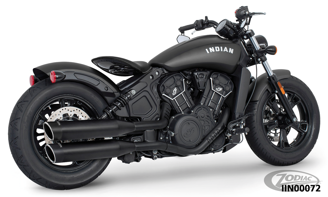 Freedom Liberty mufflrs blk/blk Scout14 For Harley-Davidson