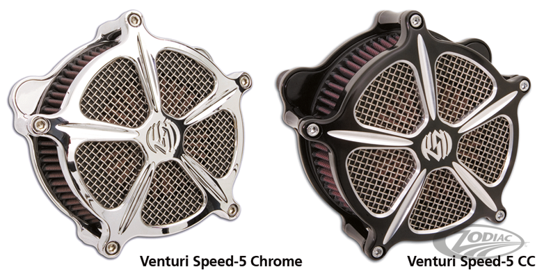 RSD Venturi aircleaner Chrome FLH/T08-16 For Harley-Davidson