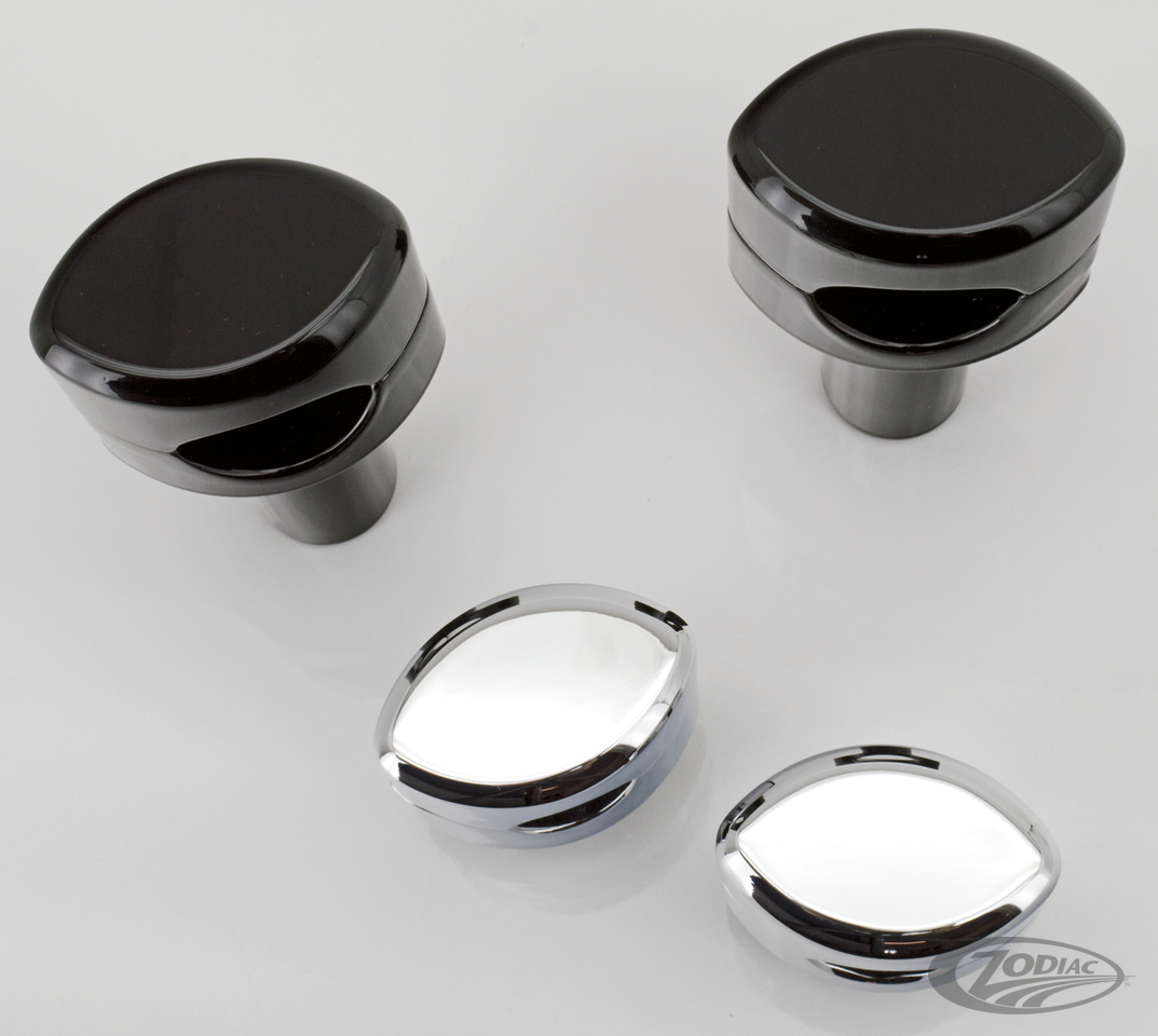 GZP Chr 1.67" Infinity risers 1" bars For Harley-Davidson