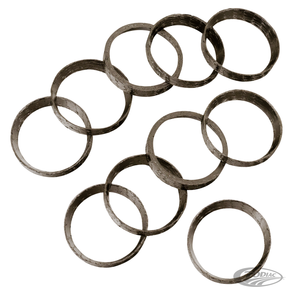 10PCK EXHAUST GASKET ALL MODEL CONICAL For Harley-Davidson