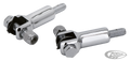 GZP Chr bolt through footpegsupport k For Harley-Davidson