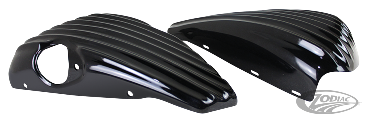 Finned oiltank & battery covers XL03-13 For Harley-Davidson