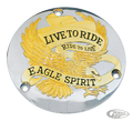 GZP Derby cover Eagle Spirit GO/CHR BT70 For Harley-Davidson